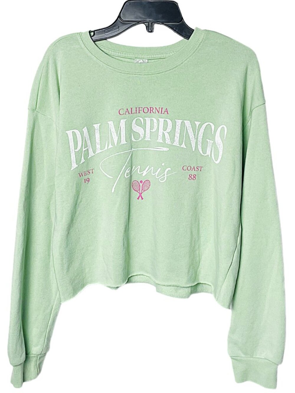 Girls Palm Springs Tennis Cropped Sweatshirt Nordstrom L 10-12
